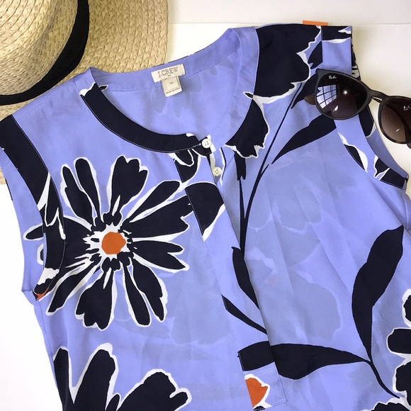 J. Crew Tops - J Crew flower blouse